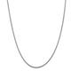 925 Sterling Silver 1.75mm Sparkle Cut Rope Chain Necklace Jewelry Gifts for Women - 66 Centimeters