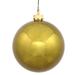 Vickerman 351956 - 8" Olive Shiny Finish Ball Christmas Tree Ornament (N592014DSV)