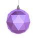 Vickerman 468715 - 6" Orchid Matte Geometric Ball Christmas Tree Ornament (4 pack) (M177469DM)