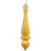 Vickerman 470510 - 14" Honey Gold Shiny Finish Finial Christmas Tree Ornament (2 pack) (N150837DSV)