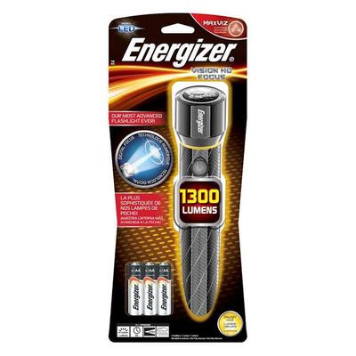 Energizer 12933 - Metallic Vision HD Focus Performance Metal LED Flashlight (Batteries Included) (EPMZH61E)