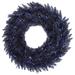 Vickerman 431245 - 30" Navy Blue Fir Wreath 260T (K160730) Blue Colored Christmas Wreath