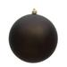 Vickerman 485842 - 6" Gunmetal Matte Ball Christmas Tree Ornament (4 pack) (N591584DMV)