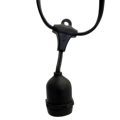 Vickerman 317297 - 165 Light 330' Black Wire Empty Medium Screw (E26) Christmas Light String Set with 24" Spacing (V47K167)