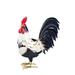 Regal Art & Gift 11526 - Black & White Rooster Decor 14" 11526 Home Decor Animal Figurines