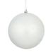 Vickerman 478967 - 8" Silver Matte Mercury Ball Christmas Tree Ornament (N176407)