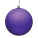 Vickerman 489376 - 15.75" Purple Matte Ball Christmas Tree Ornament (N594066DMV)