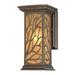 Westinghouse 63150 - 1 Light Victorian Bronze Finish Amber Frosted Glass (1Lt Wall Victorian Bronze w/Amber Frstd Gls)