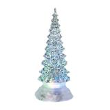 Roman 60434 - 8.5" led swirl glitter tree Christmas Figurine Decorations