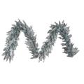 Vickerman 438237 - 9'x14" Silver Garland DL LED 100WmWt (K166915LED) Silver Christmas Garland