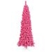 Vickerman 451410 - 6.5' x 37" Flocked Pink Tree with 400 Pink LED Lights Christmas Tree (K168768LED)