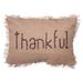 Vickerman 506301 - 14" x 20" Thankful Pillow (QTX17661) Christmas Pillows