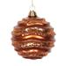 Vickerman 512203 - 6'' Copper Candy Glitter Wave Christmas Tree Ornament (M132088)