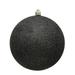 Vickerman 487990 - 10" Gunmetal Glitter Ball Christmas Christmas Tree Ornament (N592584DG)