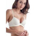 Calvin Klein Women's Seductive Comfort Push-Up Everyday Bra, Ivory (Ivory 101), 32DD