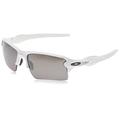 Oakley Men's Flak 2.0 XL 918876 Sunglasses, Polished White/Prizmblackpolarized, 59