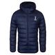 Tottenham Hotspur FC Official Gift Mens Quilted Hooded Winter Jacket Navy Med.