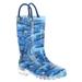 Western Chief Shark Chase Lighted - Boys 13 Toddler Blue Boot Medium