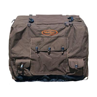 Mud River Dixie Insulated Kennel Cover Brown Large Extended MRM1556