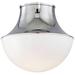 Hudson Valley Lettie 14 3/4" Wide Nickel LED Ceiling Light