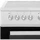 Beko KDVC563AW 50cm Electric Cooker with Ceramic Hob - White