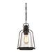 Westinghouse 633997 - 1 Light Oil Rubbed Bronze Outdoor Pendant Fixture (1 Light Brynn Pendant, Oil Rubbed Bronze Finish with Highlights)