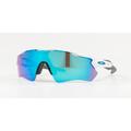 Oakley OO9208 Radar EV Path Sunglasses - Men's Polished White/Gray Frame Prizm Sapphire Lenses 920873-38