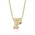 Women's Alex Woo Princeton Tigers 14K Little Collegiate Yellow Gold Necklace