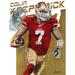 San Francisco 49ers "Colin Kaepernick" Fine Art Canvas Print 18" x 24" by Artist Joshua Jacobs