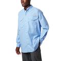 Columbia Men's Pfg Bonehead Long Sleeve Shirt, Cotton, Relaxed Fit athletic shirts, White Cap, S UK