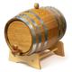 Urban Bar Oak Ageing Barrel with Stand - Medium 21cm × 14cm × 21.6 cm 3 Litre Model No UB3784