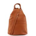 LeahWard Anti-theft Women's Soft Geniune Leather Rucksack Unisex Backpack Bag Handbags For Holiday 244 (CAMEL)