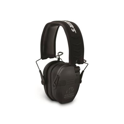 Walkers Razor Slim Electronic Quad Bluetooth Ear Muffs 23 dB NRR Black GWP-RSEQM-BT