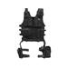 Loaded Gear VX-100 Tactical Vest and Leg Platform Black BI12016