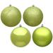 Vickerman 490013 - 2.4" Lime 4 Assorted Finishes Ball Christmas Tree Ornament (60 pack) (N596073A)