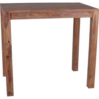 MiaMöbel Bartisch Thali 120x75cm Massivholz Teak Modern Indien Indisch