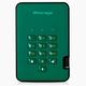 iStorage diskAshur2 HDD 1TB Green - Secure portable hard drive - Password protected - Dust & water resistant - Hardware Encryption