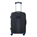 MOJO Navy SMU Mustangs 21" Hardcase Two-Tone Spinner Carry-On