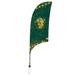 NDSU Bison 7.5' Razor Feather Stake Flag