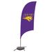 Northern Iowa Panthers 7.5' Razor Feather Stake Flag with Base