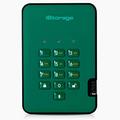 iStorage diskAshur2 HDD 2TB Green - Secure portable hard drive - Password protected - Dust & water resistant - Hardware Encryption