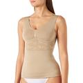 belly cloud Damen Shape Flora, figurformend, Seamless Shapewear Formendes Top, Beige (Sand 993), 44 (Herstellergröße: L)