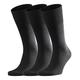 FALKE Men's Airport 3-Pack M SO Socks, Black (Black 3000), 41-42 (Pack of 3)