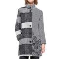 Desigual Women's Unale Woman Woven Overcoat - Grey - 38(EU)/4(US)
