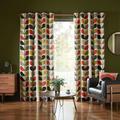 Orla Kiely - Multi Stem - Multi - Eyelet Curtains - 46x90"/117x229cm