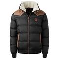 Geographical Norway Abraham Men's Winter Jacket Quilted Jacket Quilted Size S-5XL - Black, L