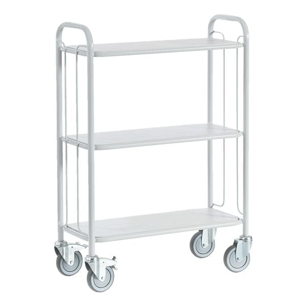 ROLLCART Bürowagen ohne Trenngitter grau, 80x110x38 cm Image