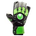 uhlsport Herren Eliminator Supersoft RF Torwart-Handschuhe, schwarz/Fluo grün/Weiß, 10.5