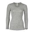 Engel ladies’ long-sleeved vest - Grey - UK 20