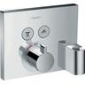 Hansgrohe Thermostat Unterputz ShowerSelect, 15765000, für 2 Verbraucher Fertigset 2 Verbraucher chr 15765000